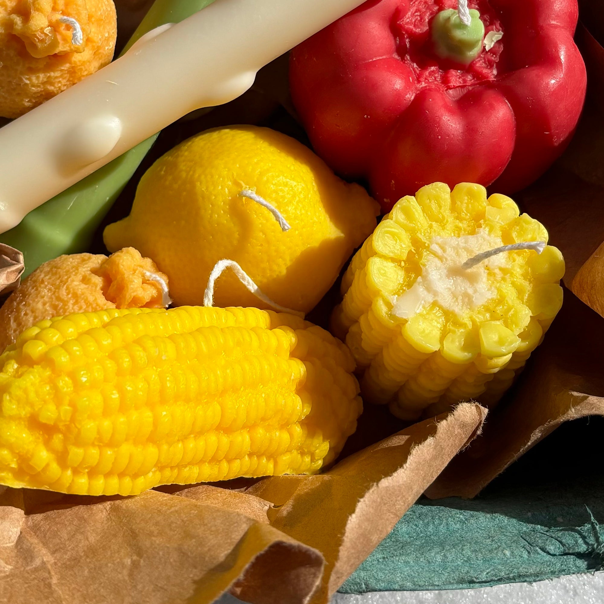 Corn shaped Candle │ Vegetable Candle │ YUIBROOKLYN
