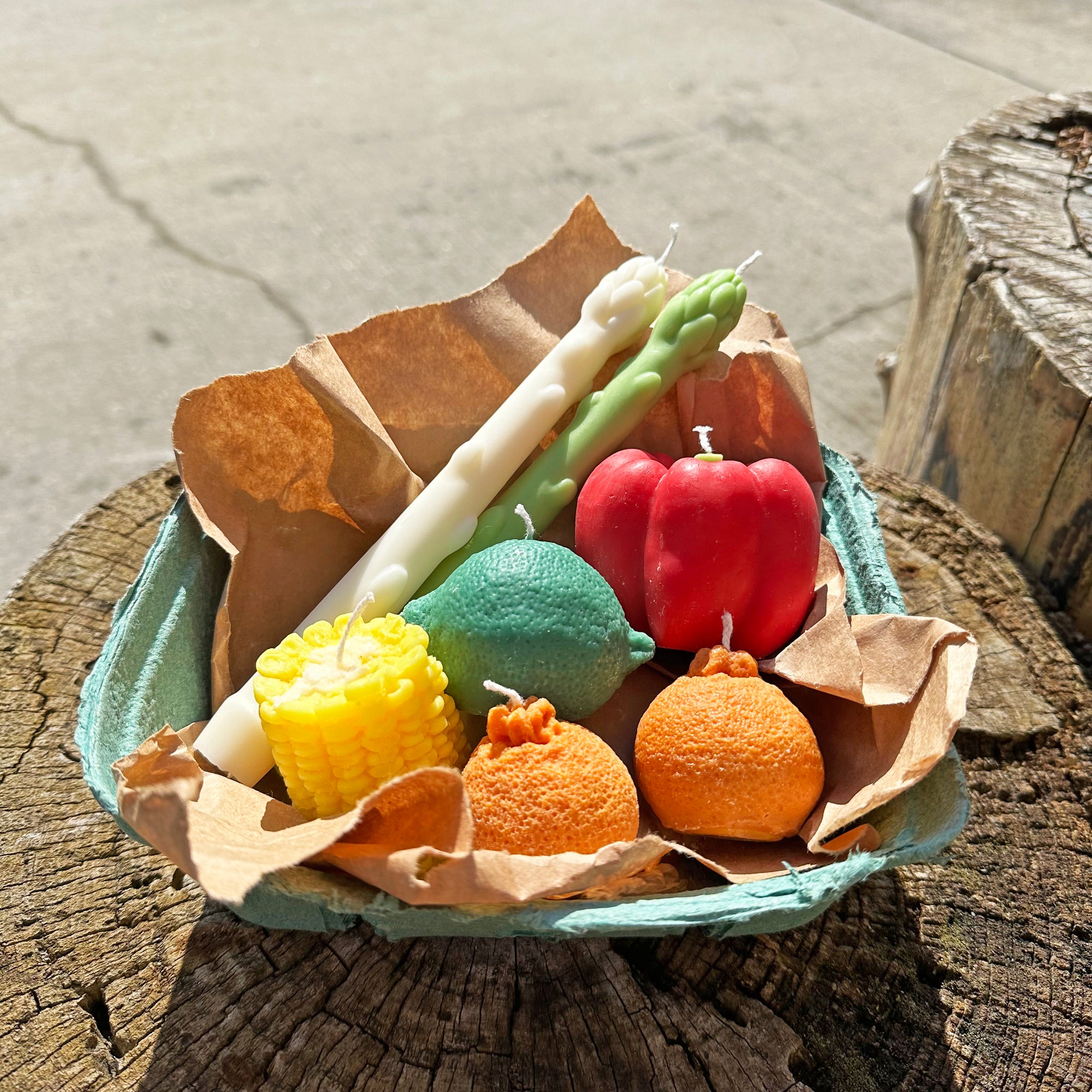 Farmers Market Candle Set │ Vegetable Candle │ YUIBROOKLYN