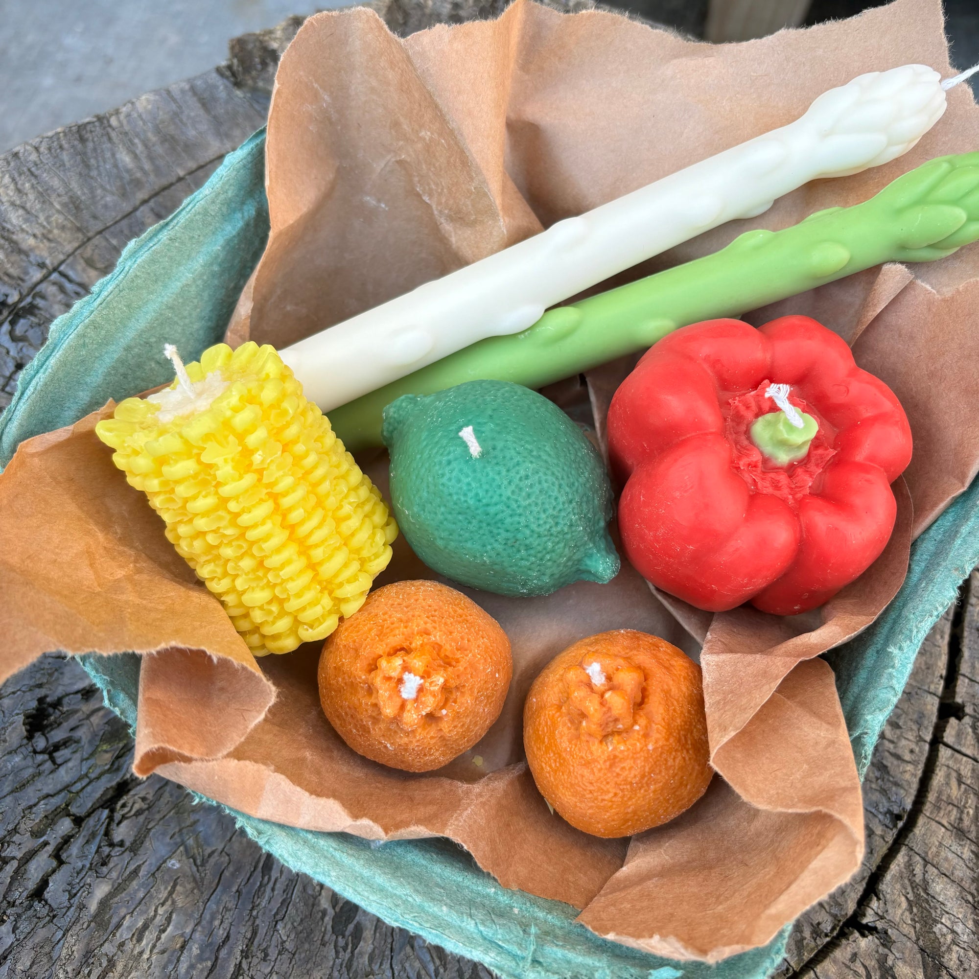 Farmers Market Candle Set │ Vegetable Candle │ YUIBROOKLYN