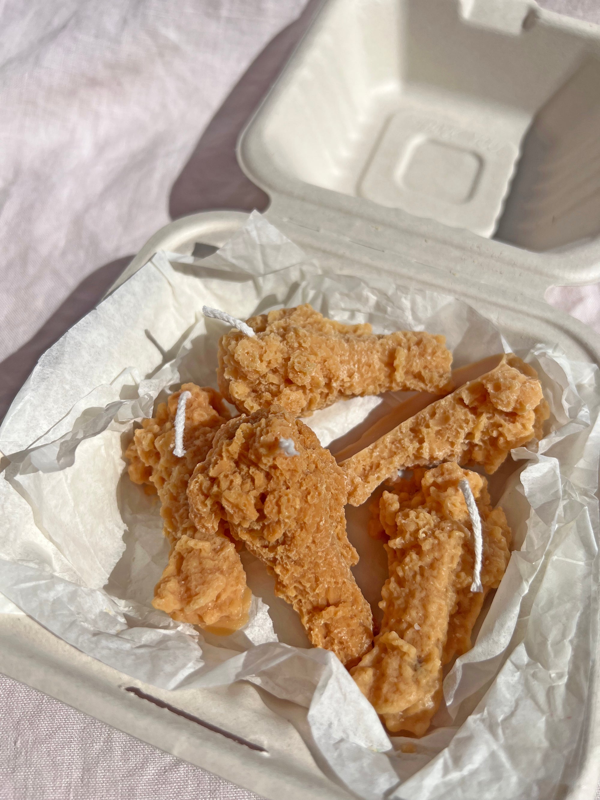 5pcs fried chicken shaped Candle │  YUI BROOKLYN