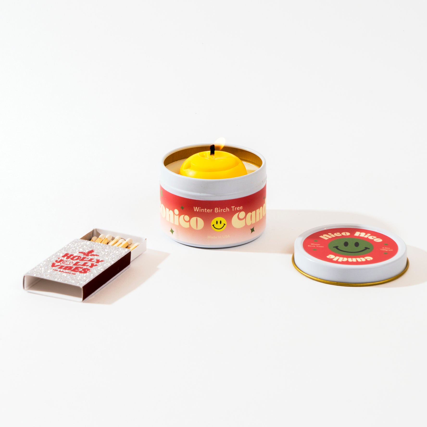 Holiday Set! Nico Nico Candle, Match box, Cotton Bag┃YUI BROOKLYN
