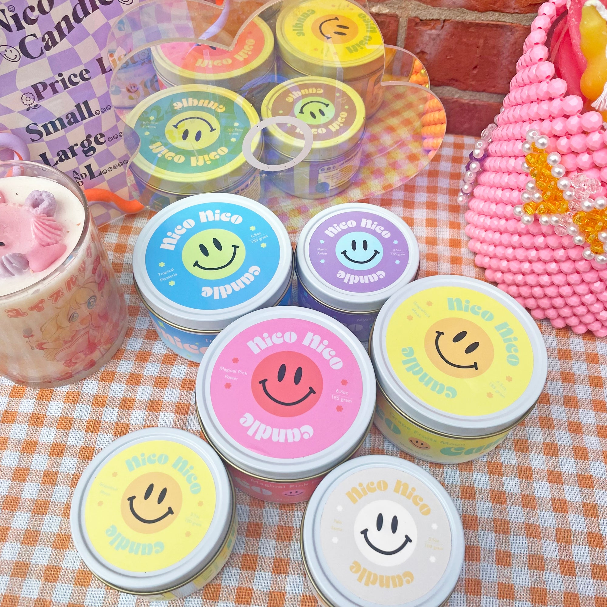 Personalized Nico Nico Tin Candle │ YUI BROOKLYN