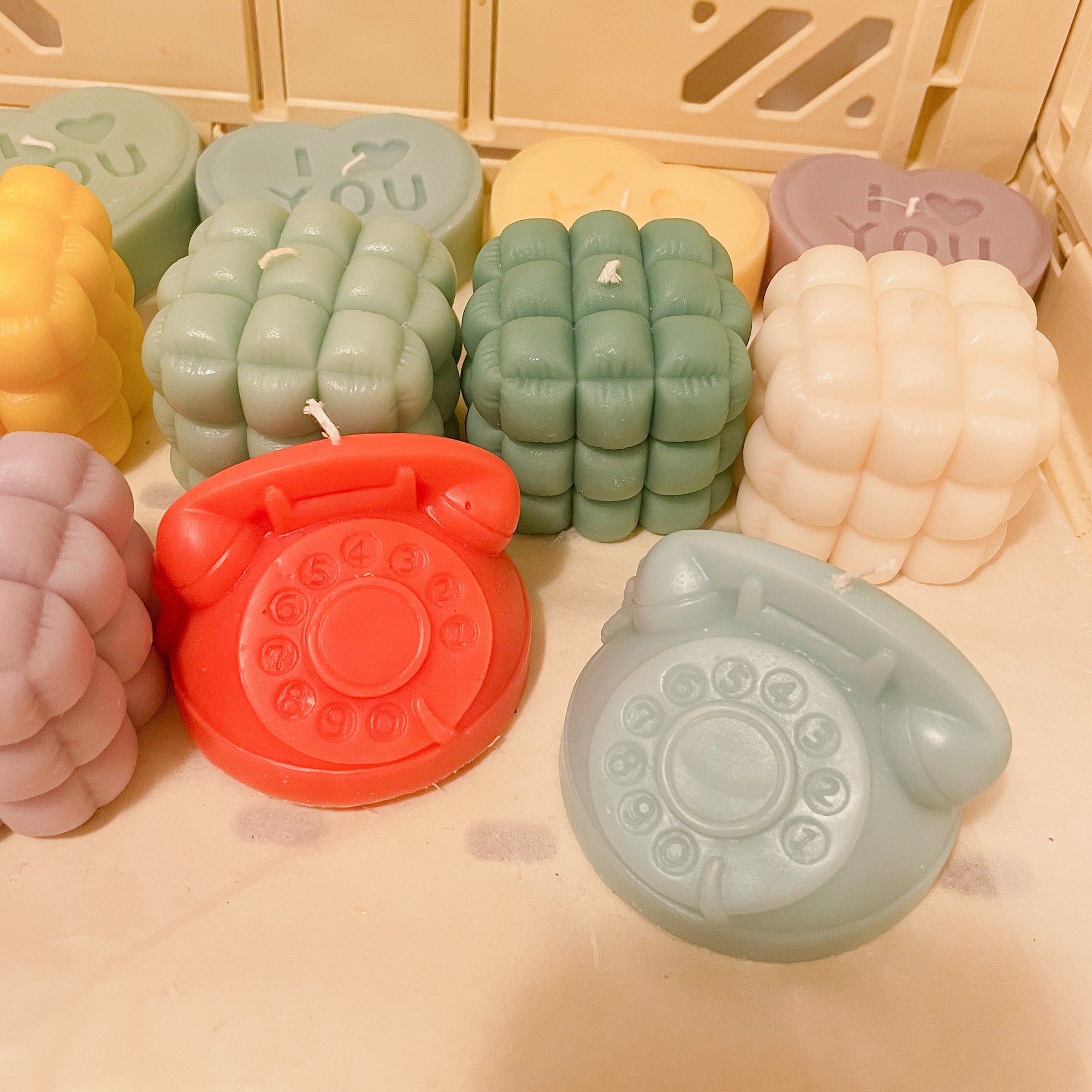【Ready to ship】Retro Rotary Dial Phone Candle