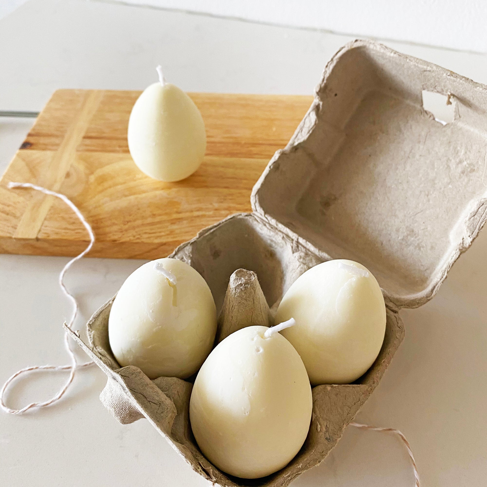 Vegan Egg Candles