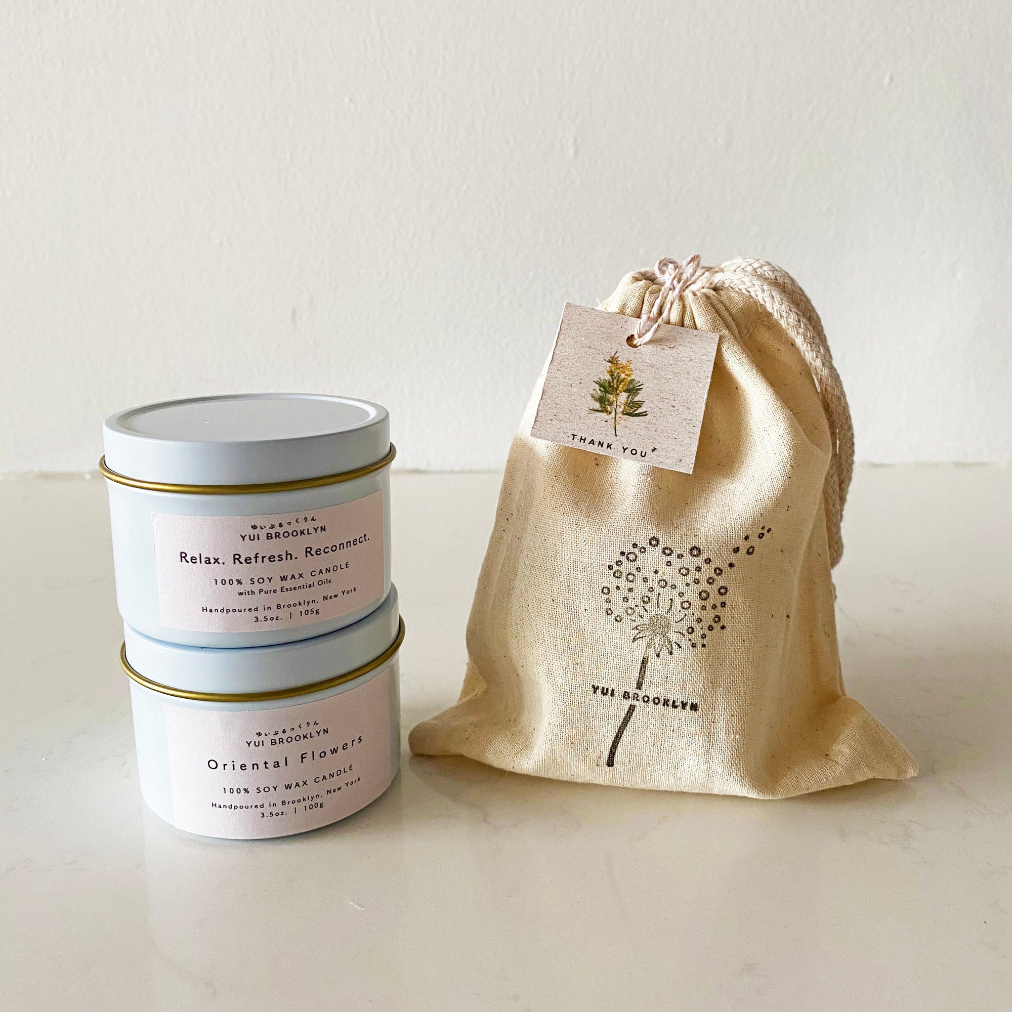 2pc Gift Set 4oz Signature Candle