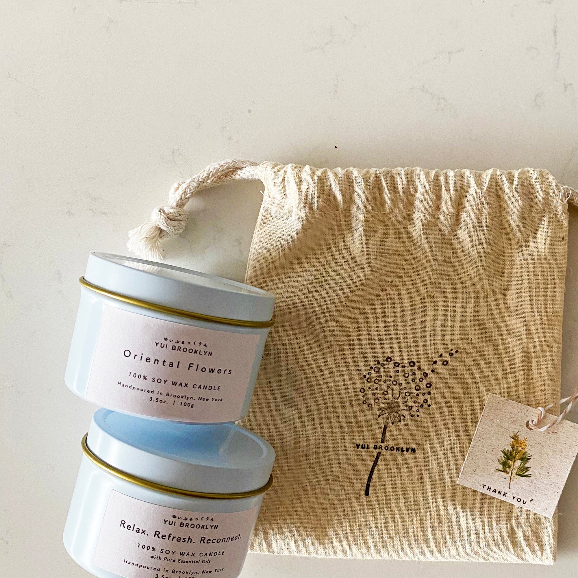 2pc Gift Set 4oz Signature Candle