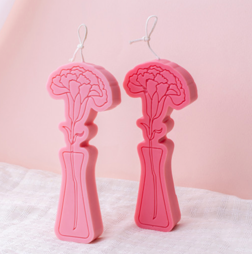 Carnation Shaped Soy Wax Candle │ Mother's day gift │ Yui Brooklyn
