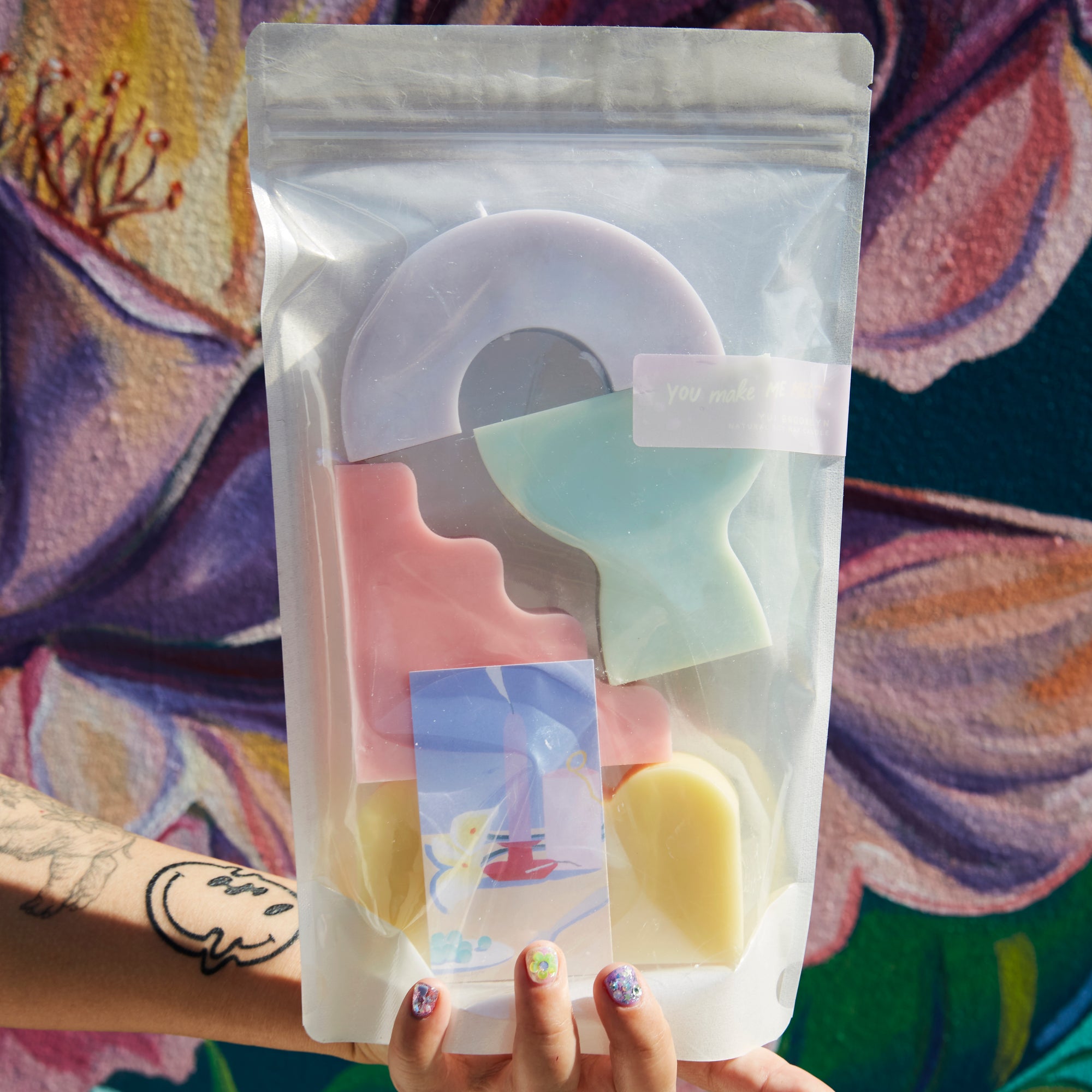 Set of 4 Abstract Candle Gift Pack │ Kawaii Candle │ Yui Brooklyn
