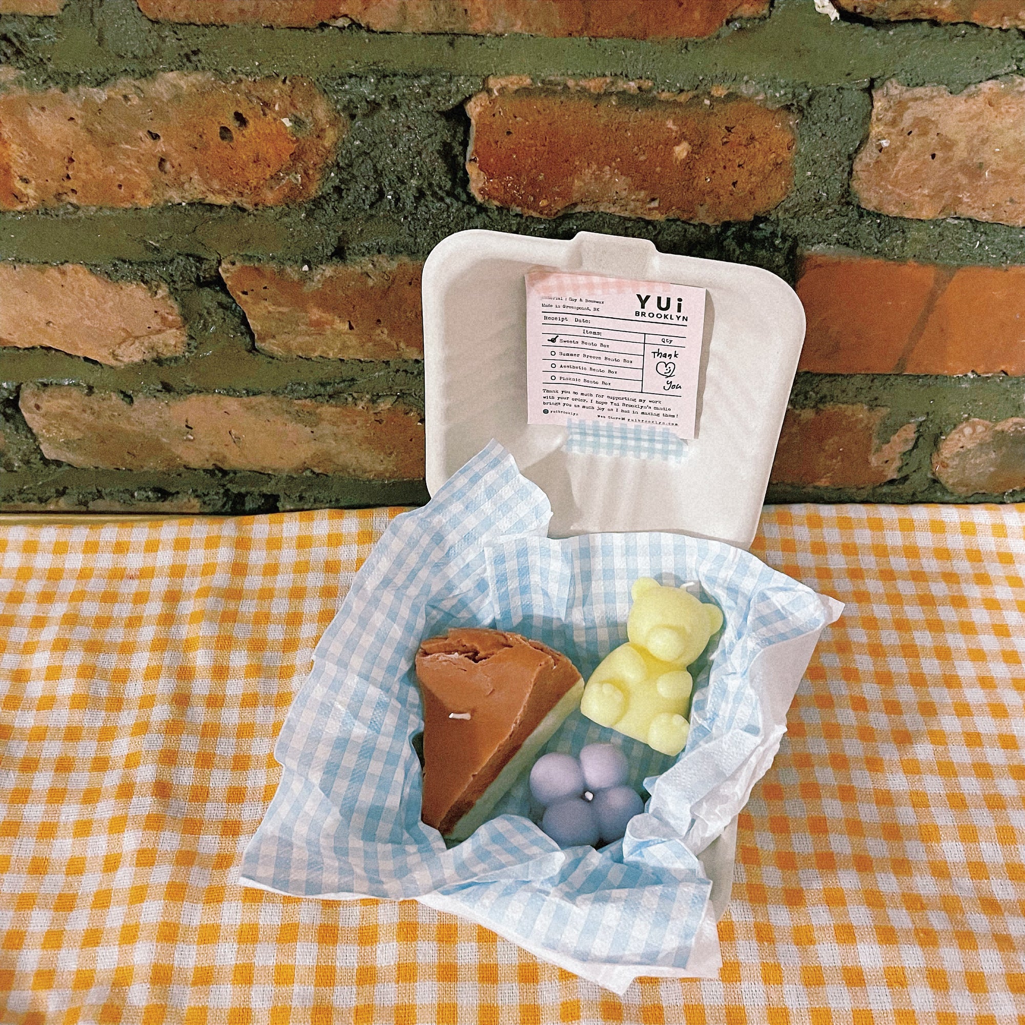 Candle Bento box │ 3 Candle Packs