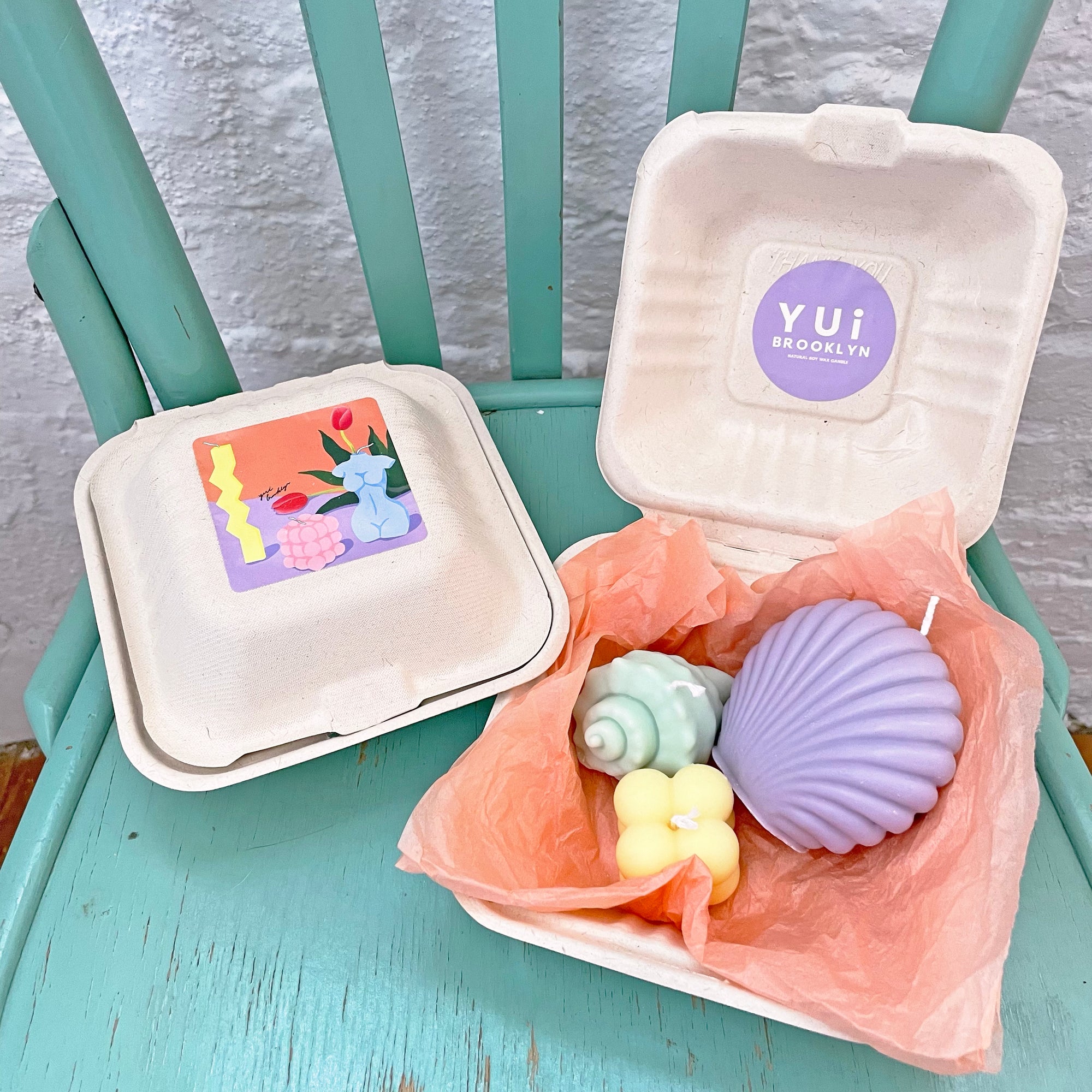 Candle Bento box │ 3 Candle Packs