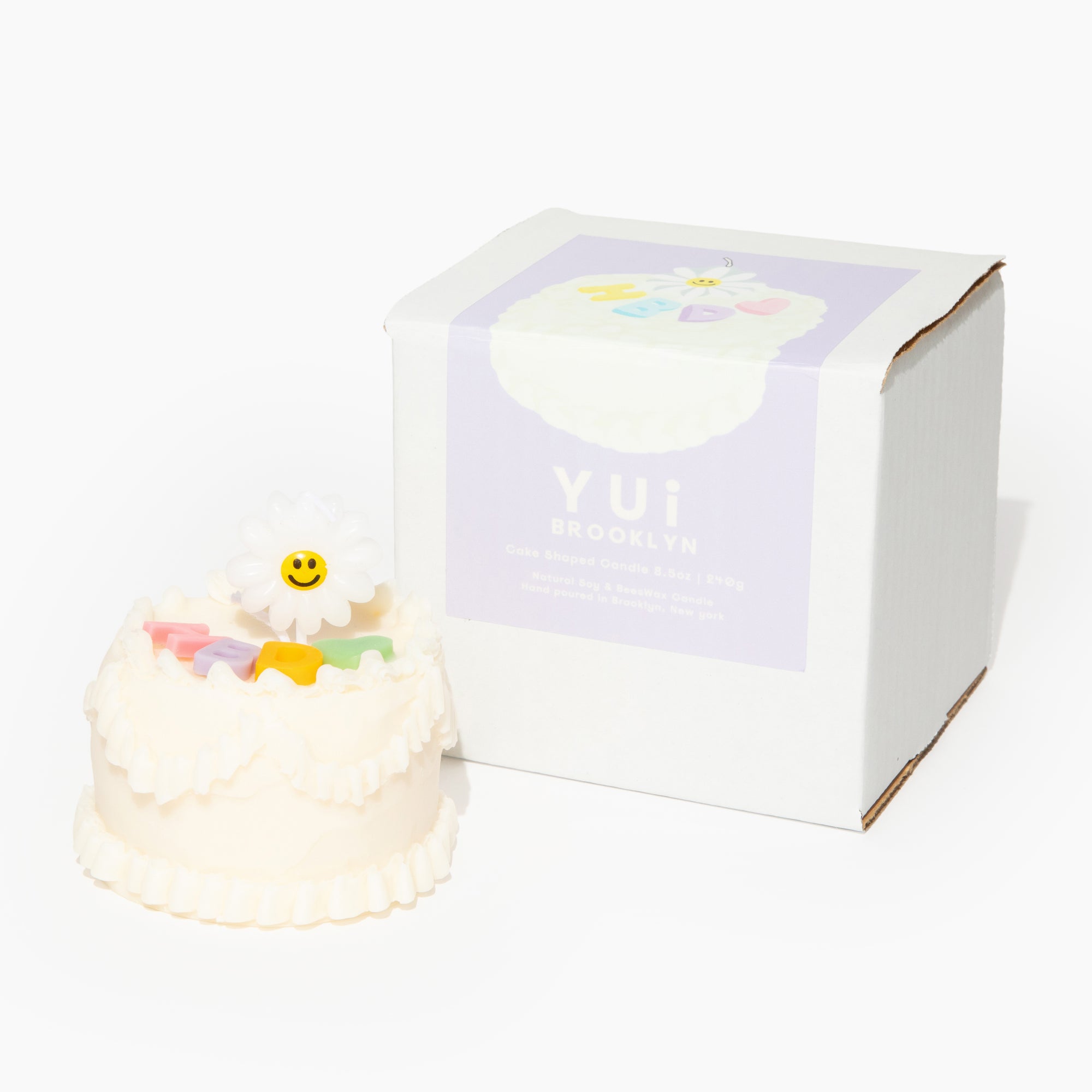 Personalized Cake Shaped Soy & BeesWax Candle