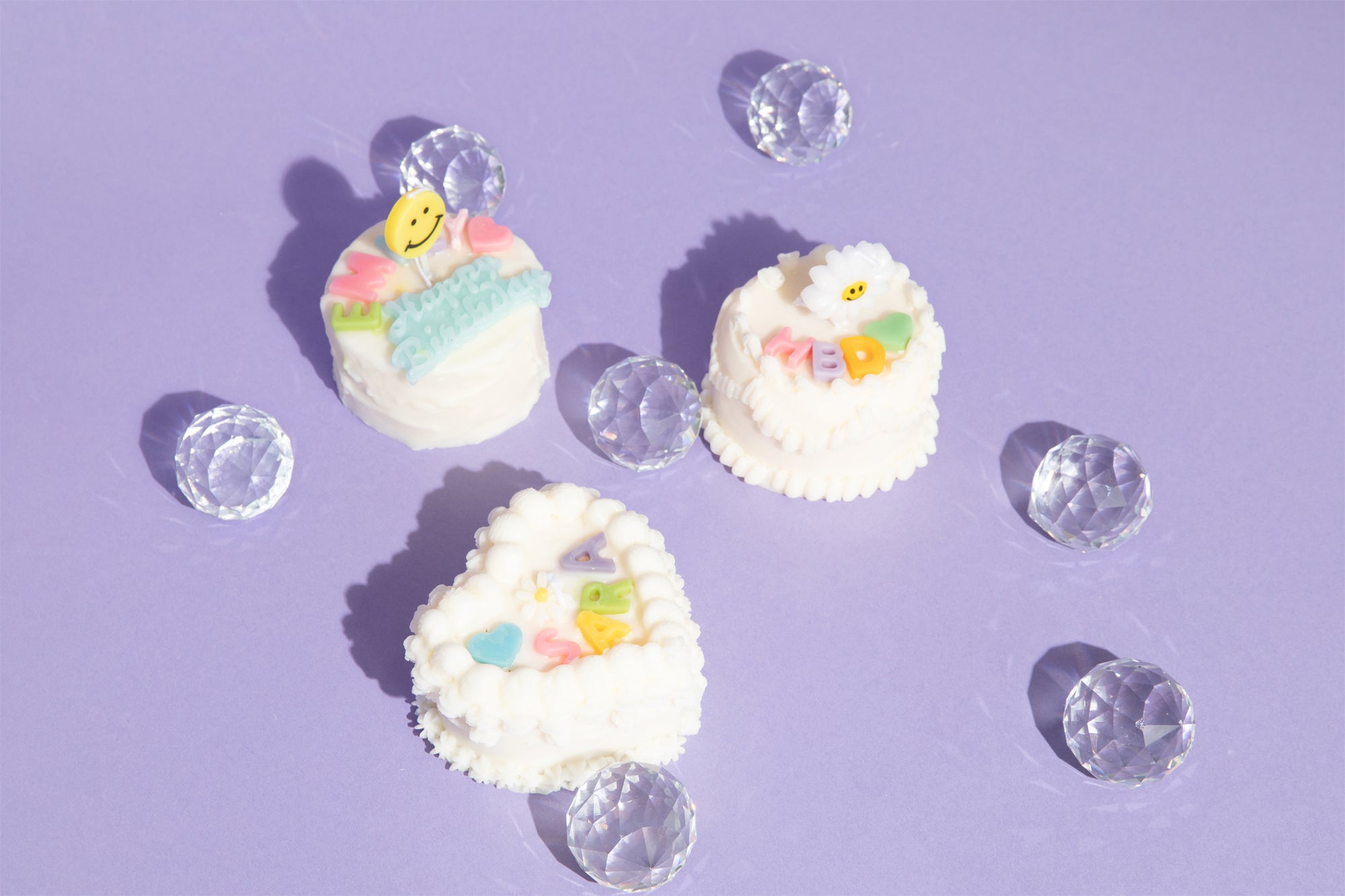Personalized Cake Shaped Soy & BeesWax Candle