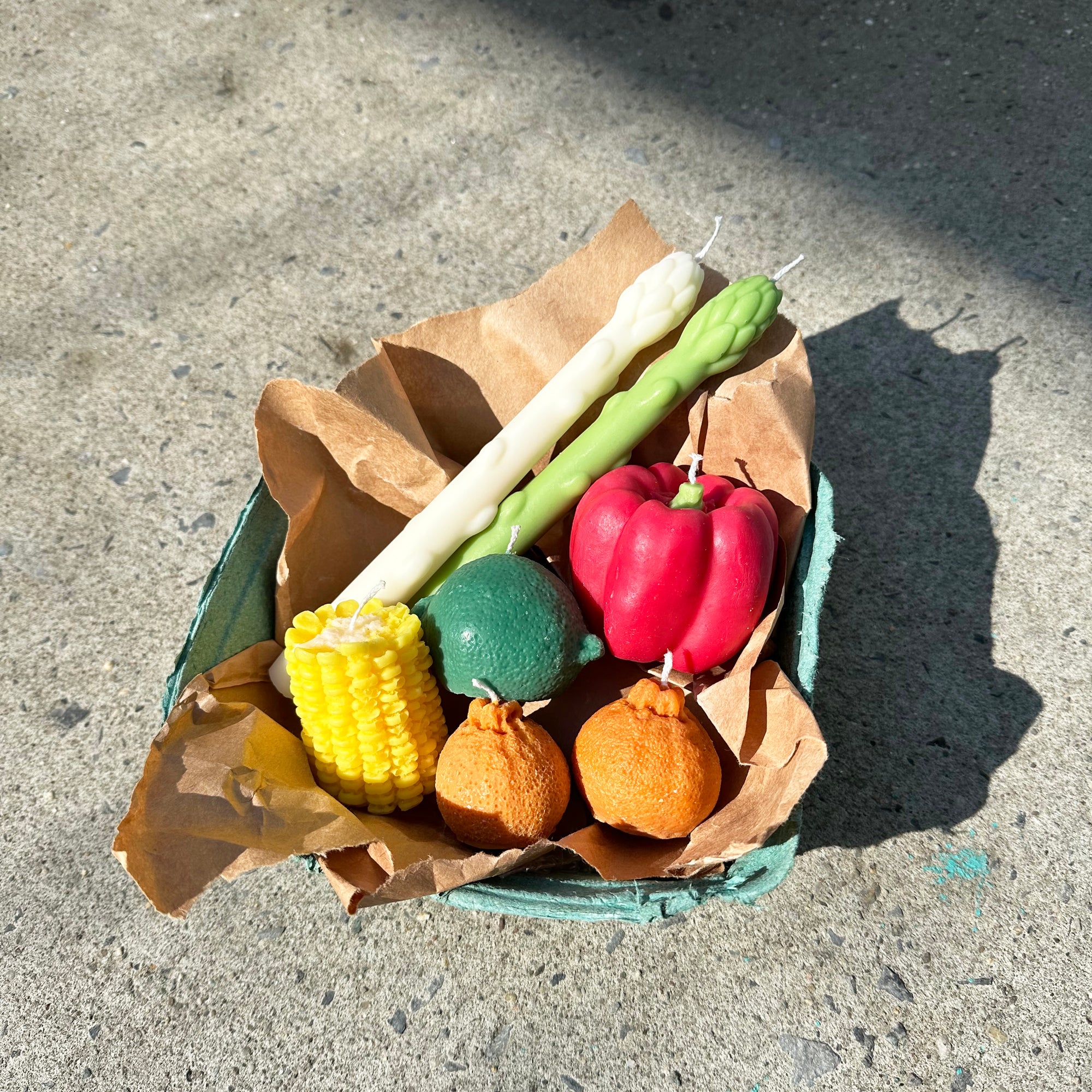 Farmers Market Candle Set │ Vegetable Candle │ YUIBROOKLYN