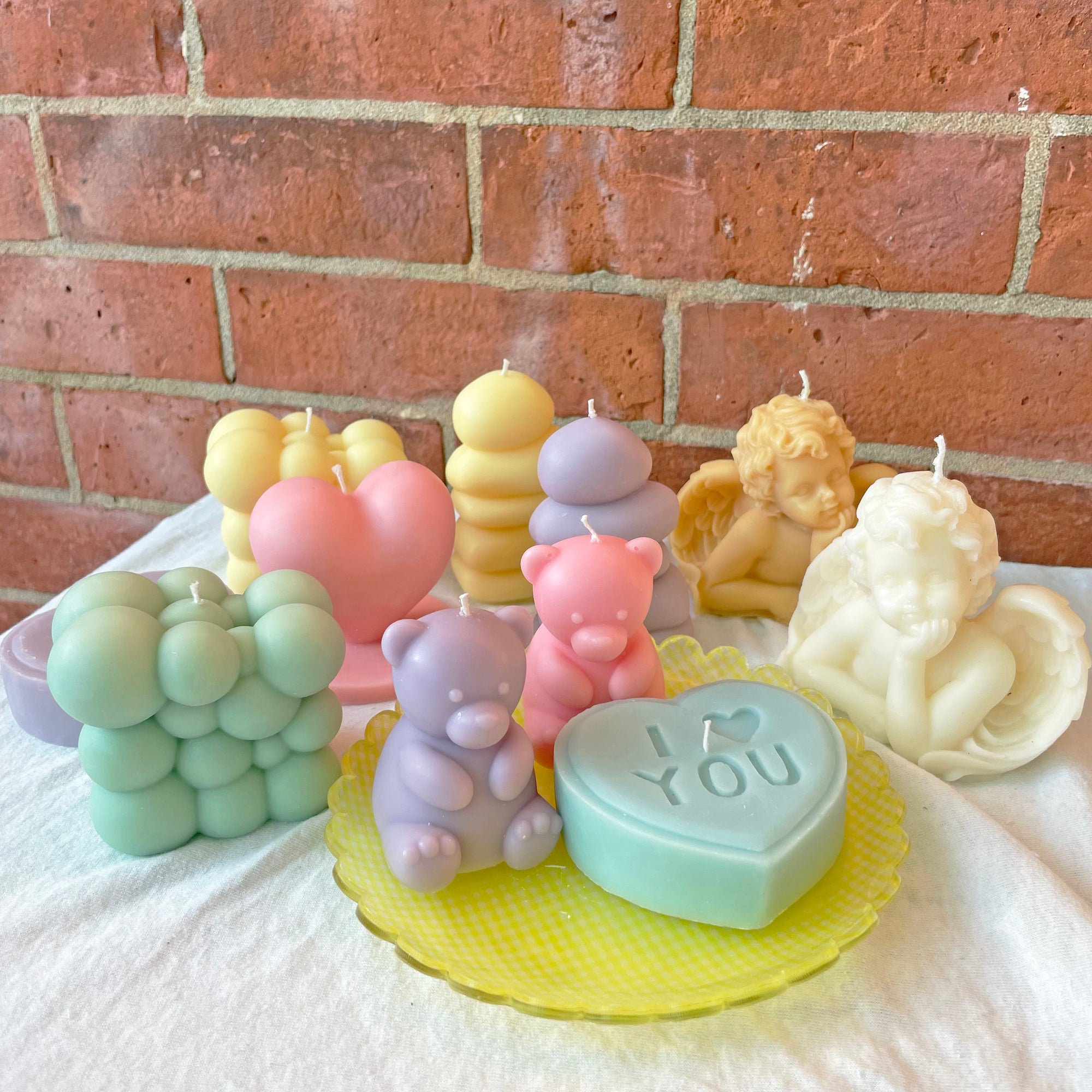 【Ready to ship】 Building Mochi Candle