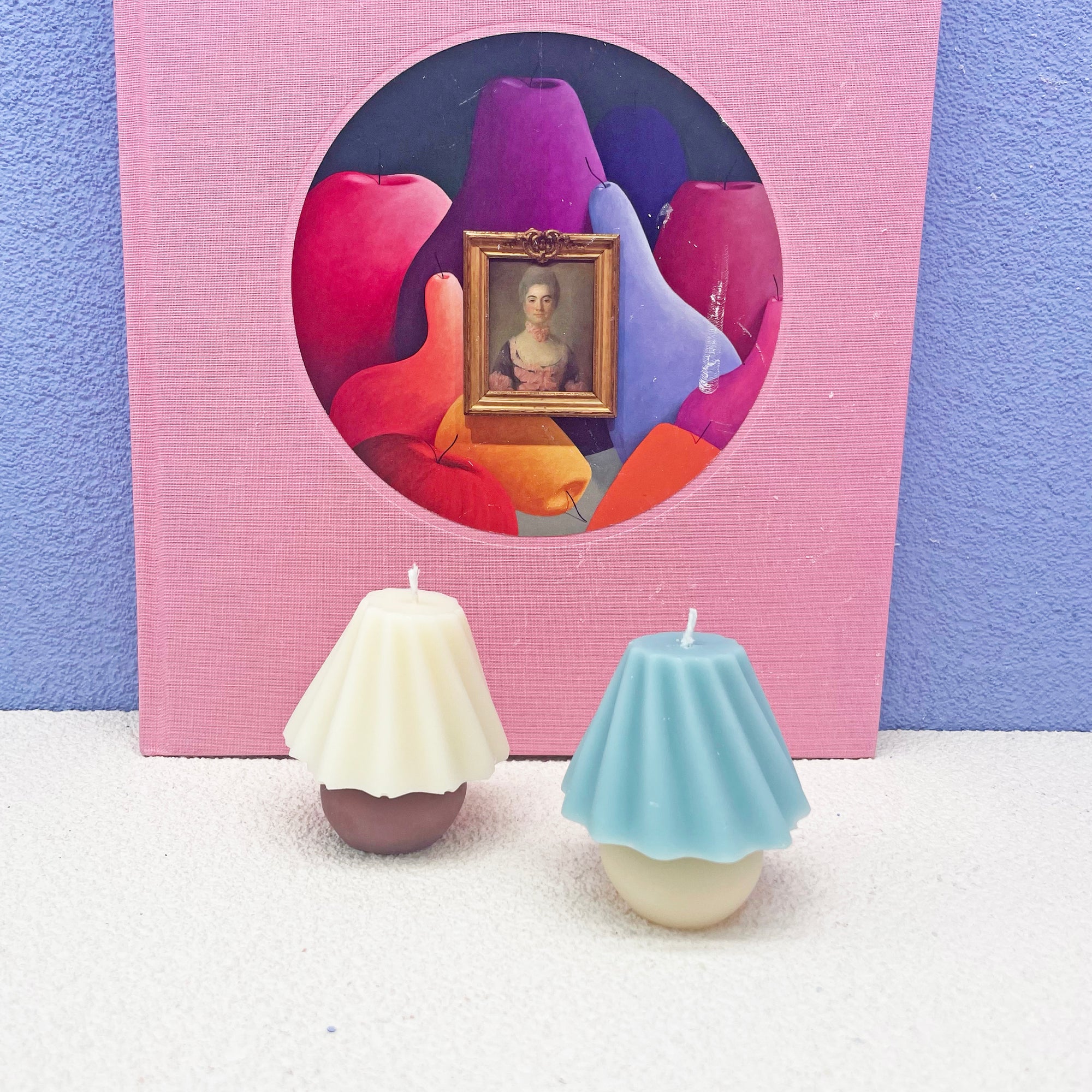 【Ready to ship】Small Lamp shaped Soy & BeesWax Candle