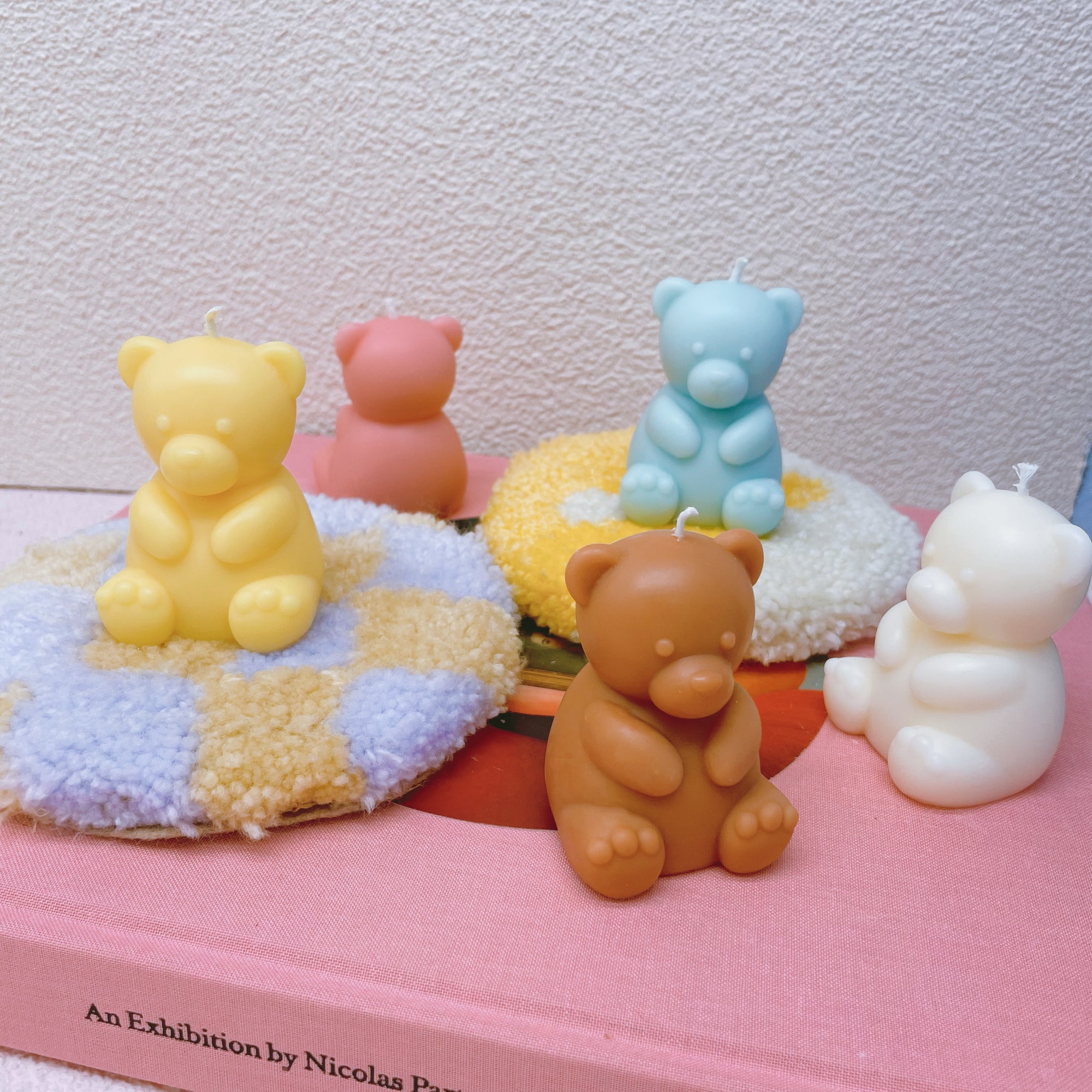 Petit teddy bear shaped Soy & BeesWax Candle