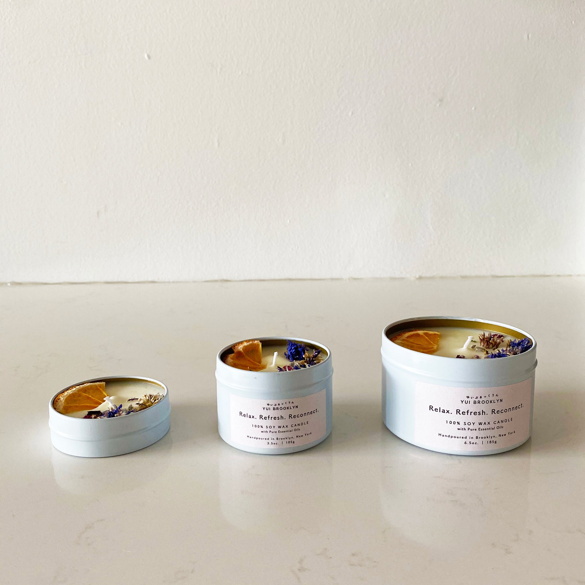 Relax. Refresh. Reconnect. Signature Candle ┃Yui Brooklyn