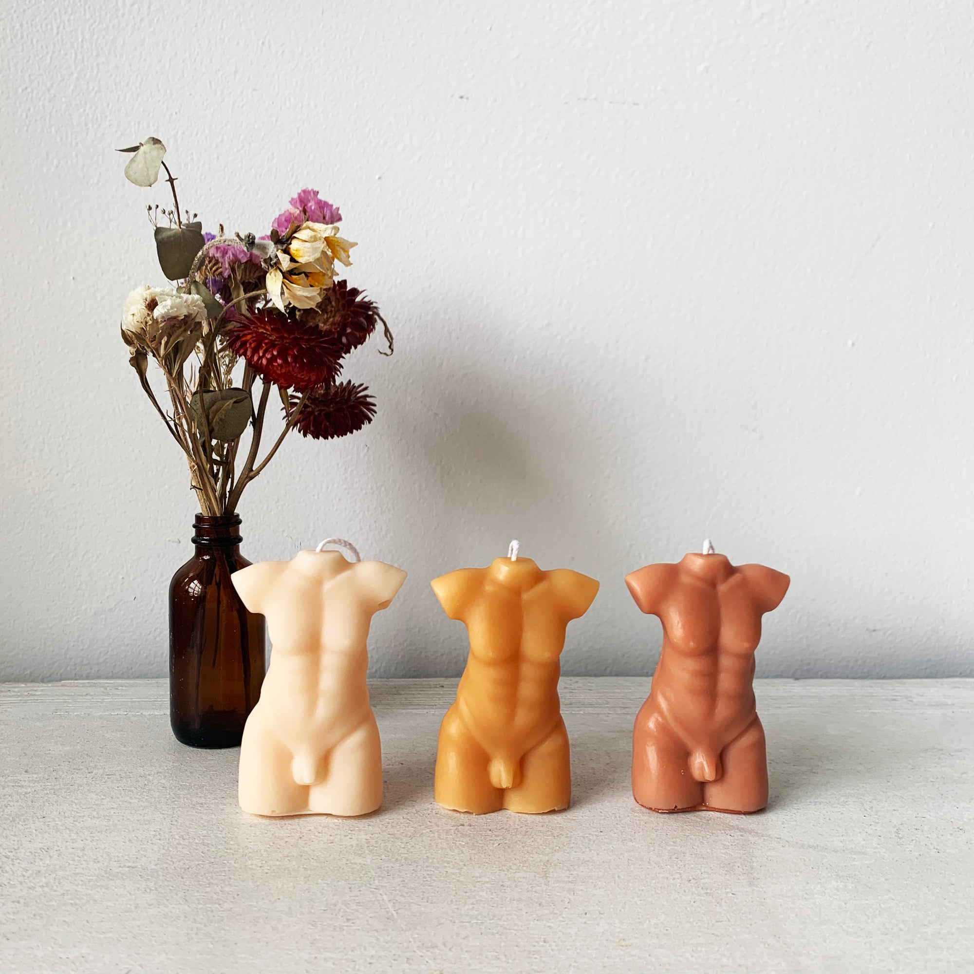 【Ready to ship】Male Shaped Soy & BeesWax Candle