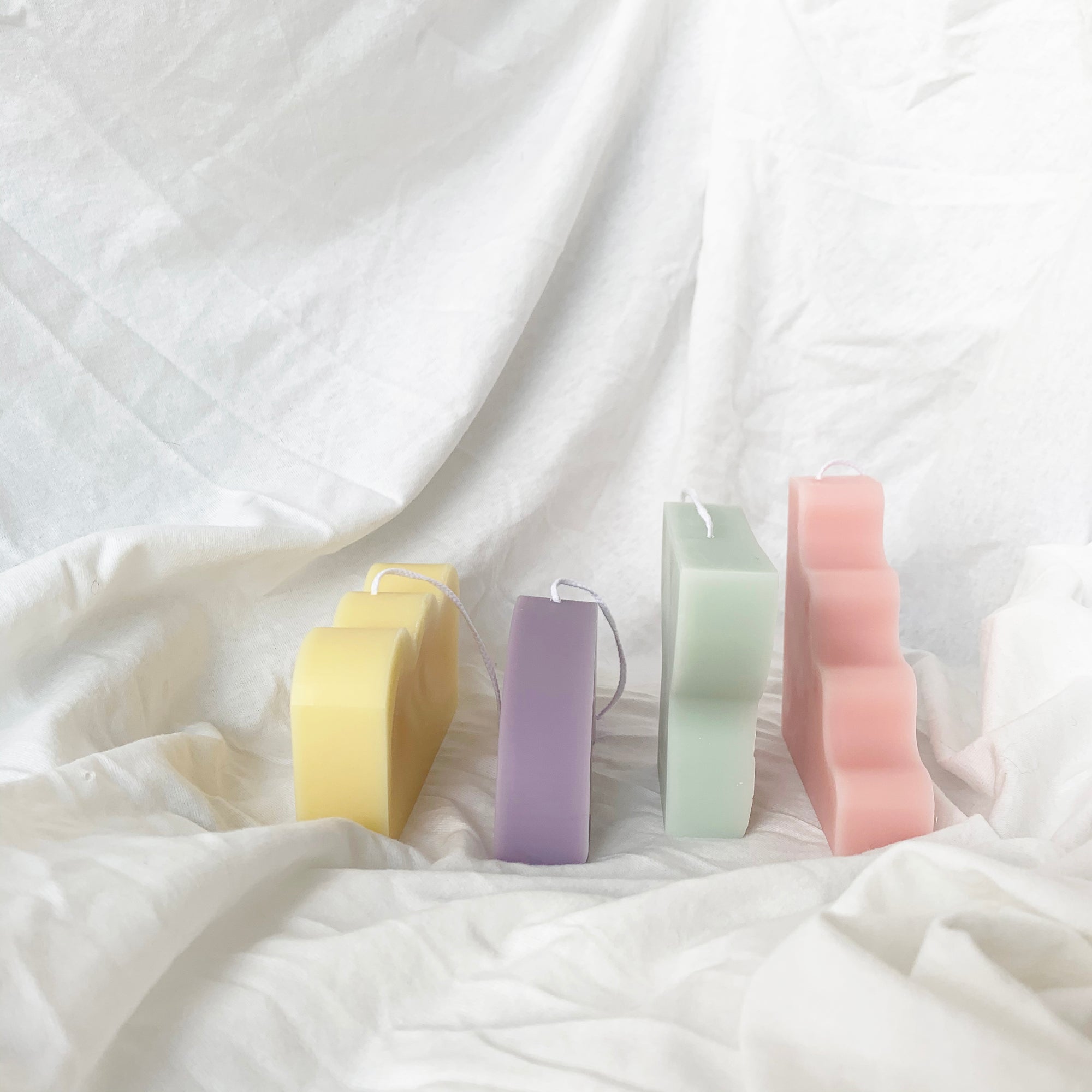 Set of 4 Abstract Candle Gift Pack │ Kawaii Candle │ Yui Brooklyn