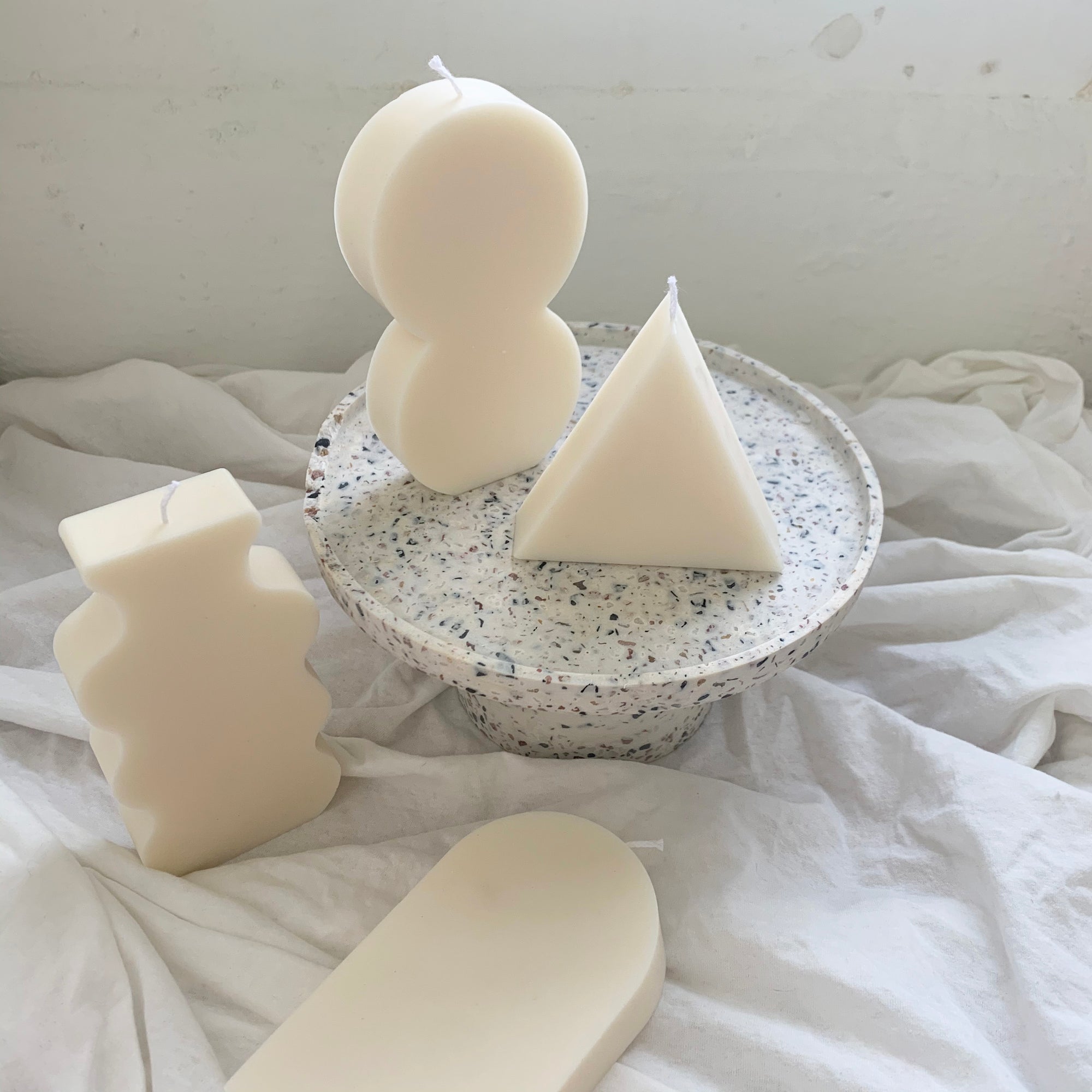 【No Color】Part 2 / Abstract Shaped Soy Wax Candles │ Kawaii Candle