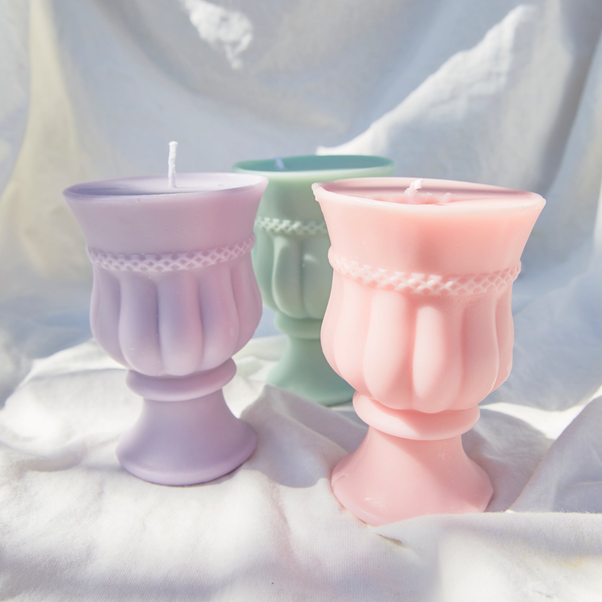 Vintage Glass Shaped Soy Wax Candle │ Kawaii Candle │ Yui Brooklyn