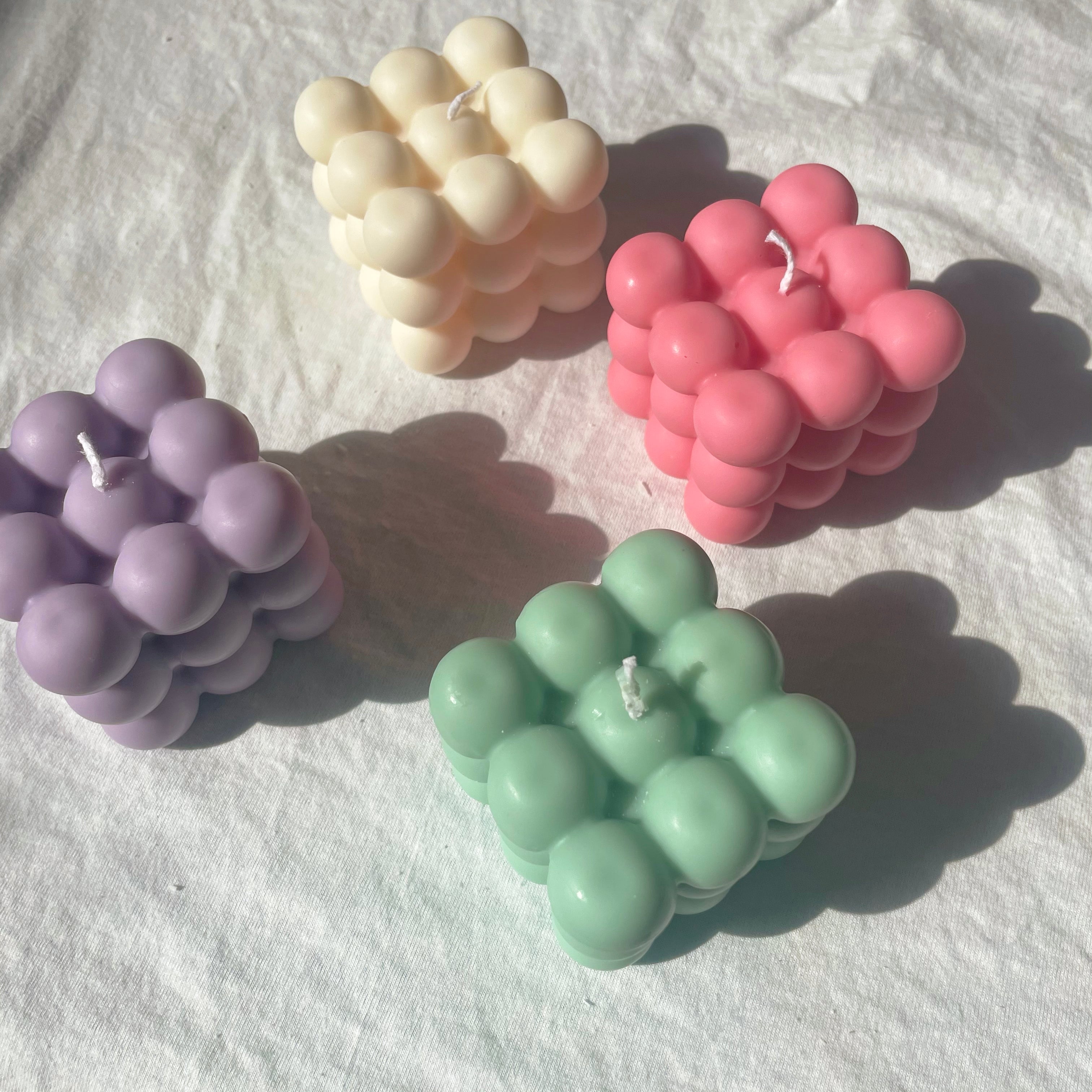 3 set of Colorful Small Bubble Candles │ Kawaii Candle – Yui Brooklyn