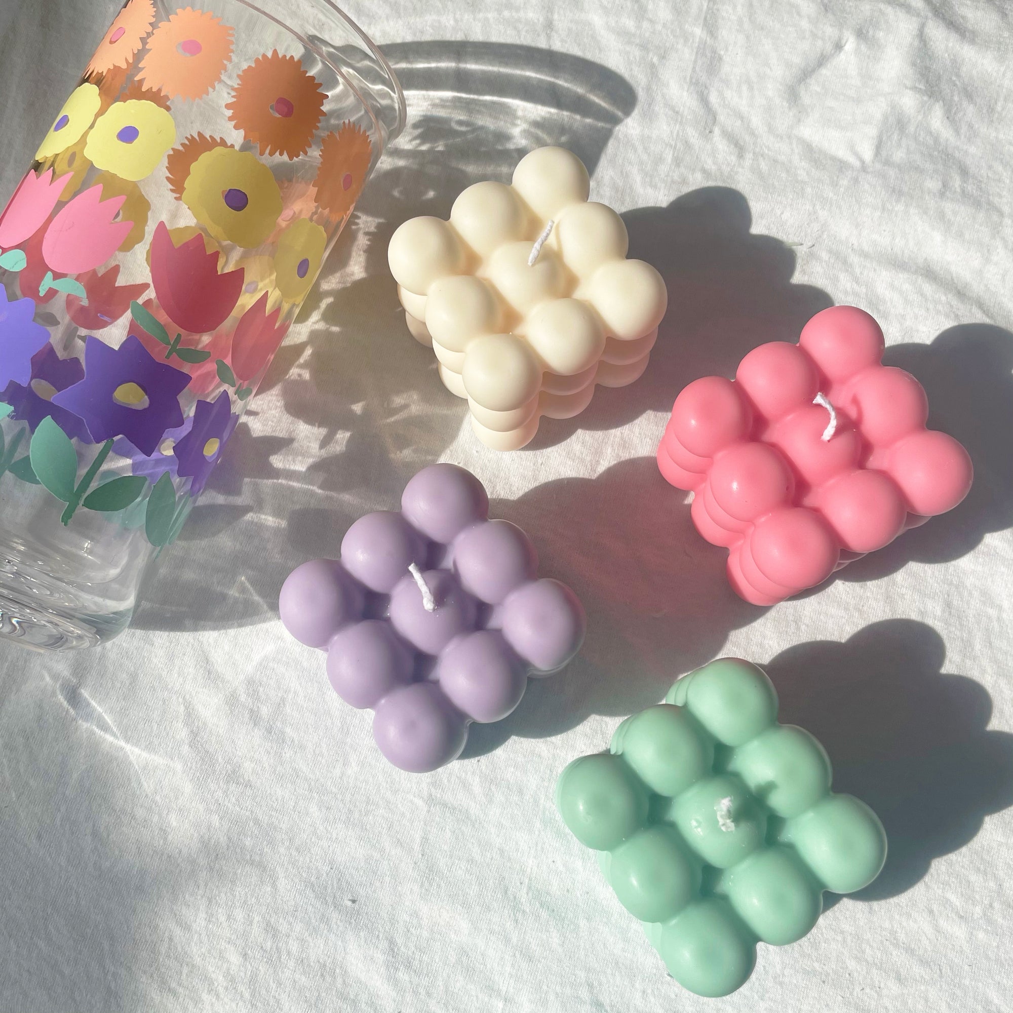 【Ready to ship】Bubble Shaped Soy & BeesWax Candle