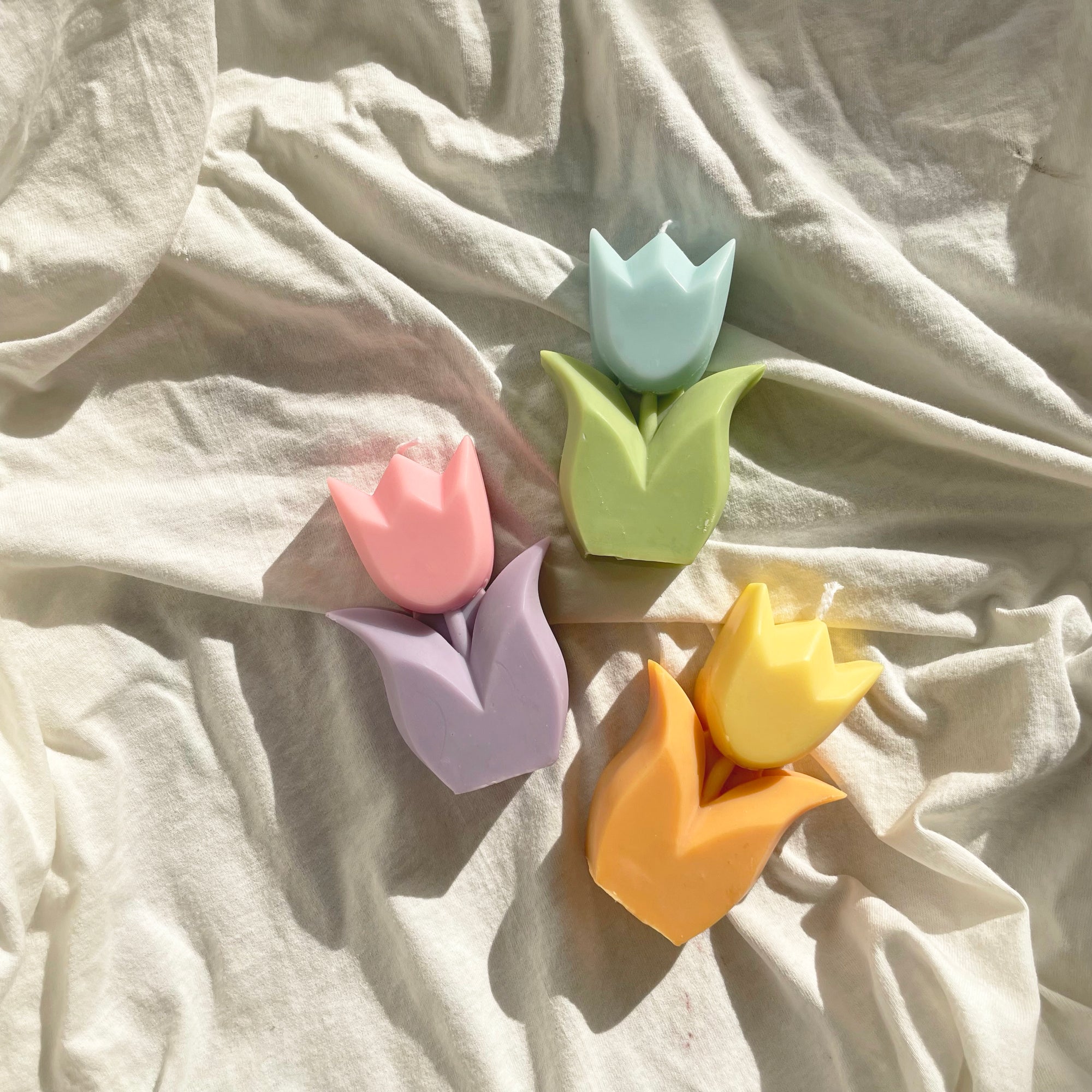 【Candle silicon mold】Tulip Shaped
