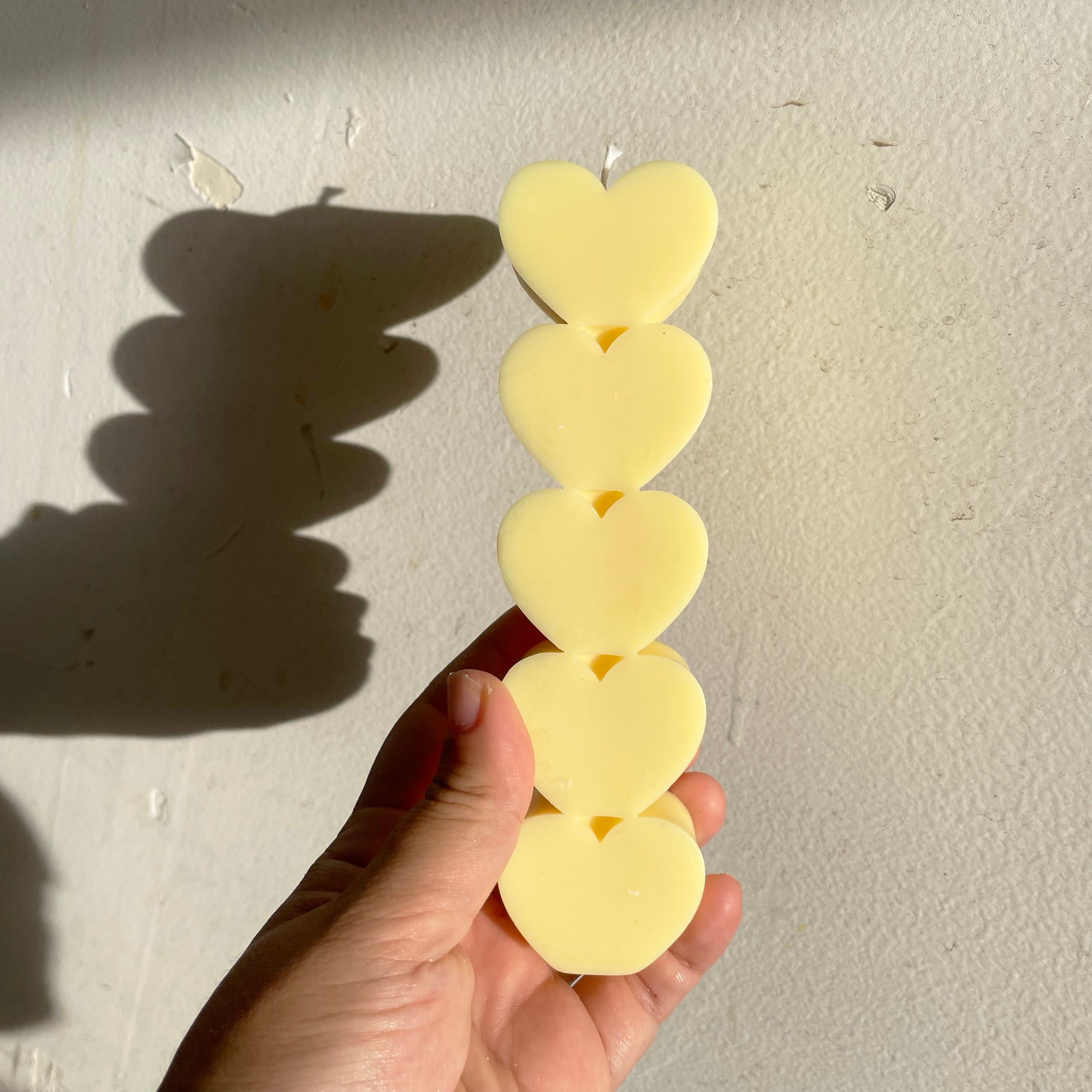 【Ready to ship】Heart marshmallow shaped Soy & BeesWax Candle