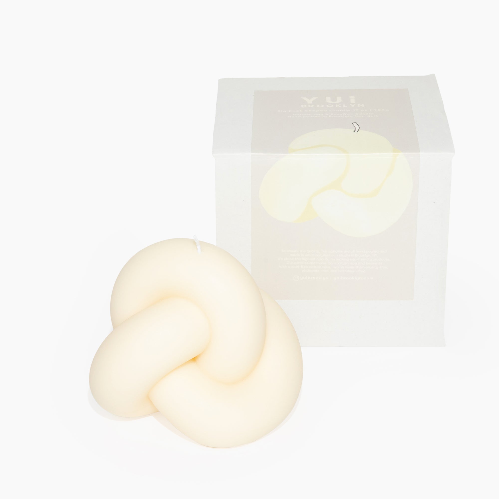 【Ready to ship】Big Knot shaped Soy & BeesWax Candle