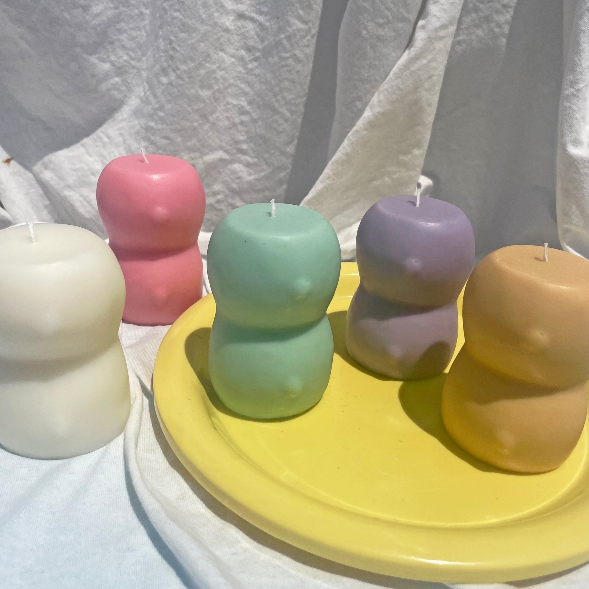 【Ready to ship】Boobs shaped Soy & BeesWax Candle